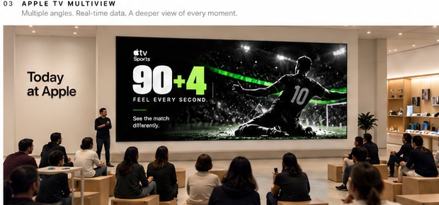 Today at Apple live sports experience concept